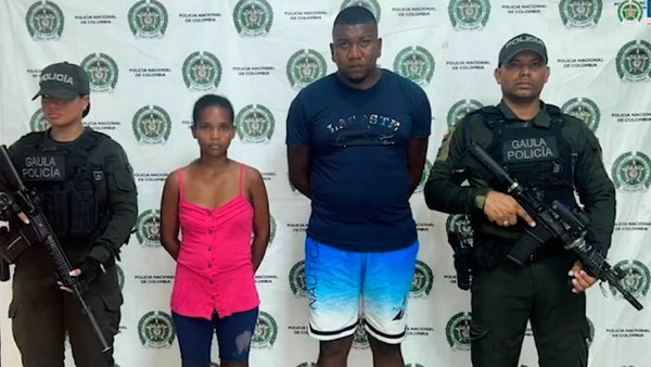 Capturan a pareja señalada de extorsionar a 14 personas con fotos íntimas en San Andrés