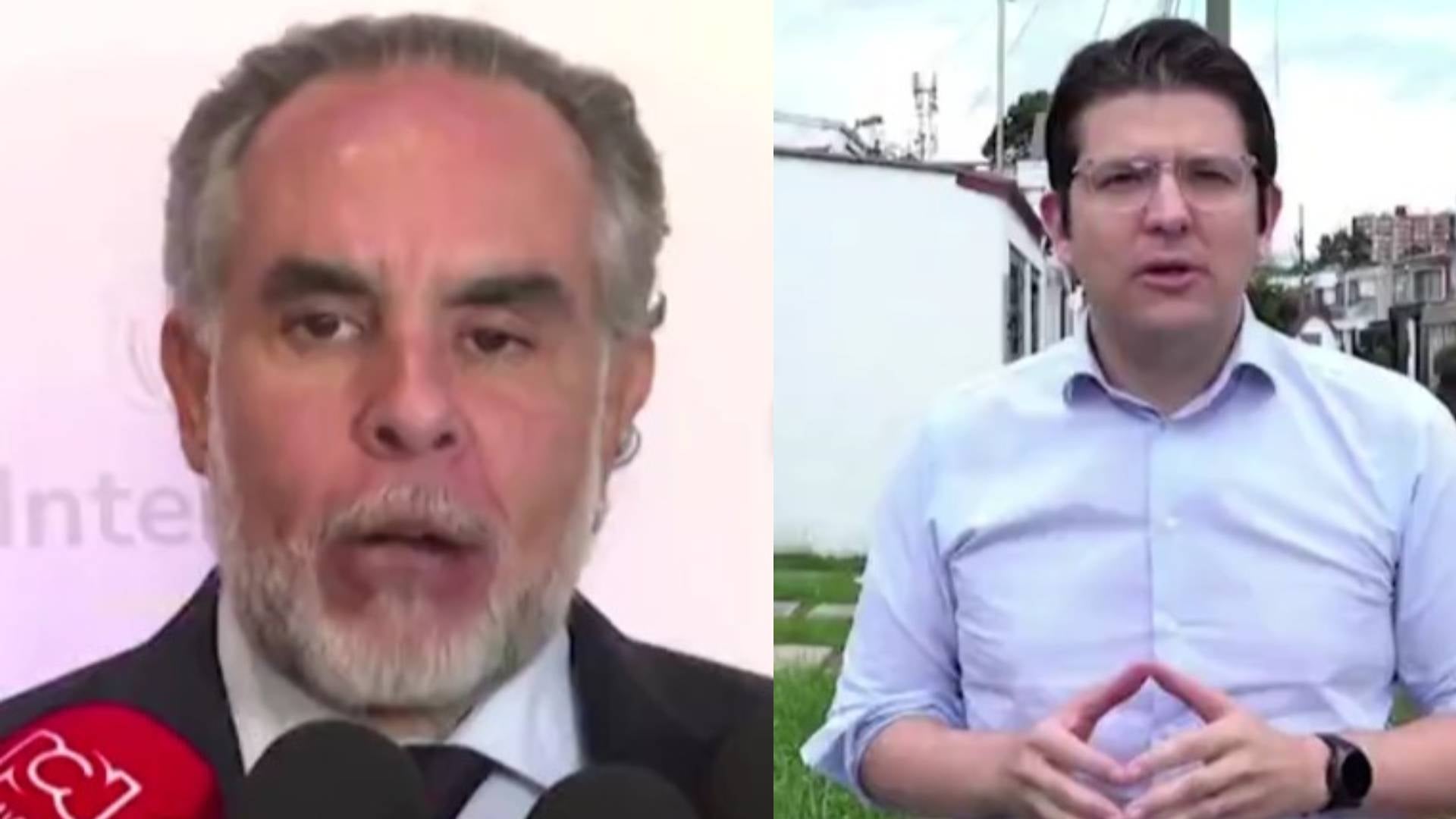 Armando Benedetti y Miguel Uribe Turbay