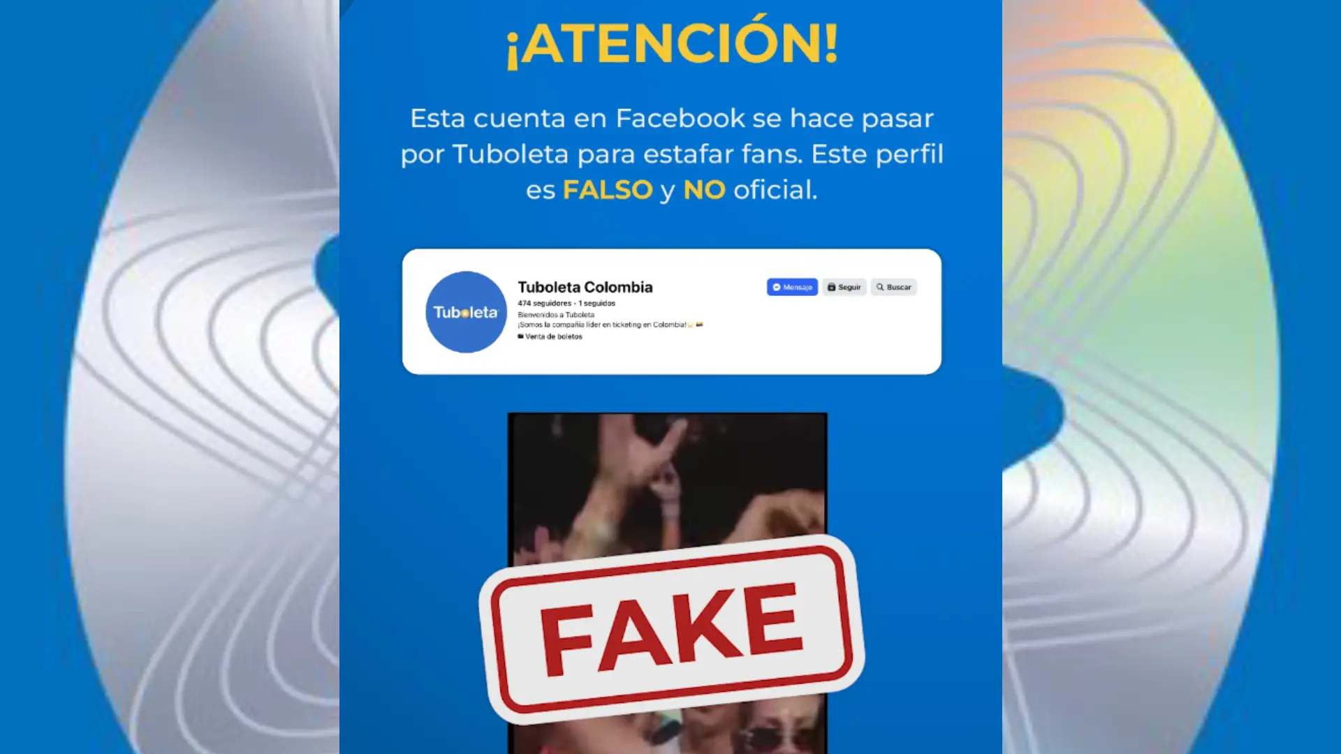 ¡Atención! Cuenta falsa de TuBoleta en Facebook está engañando a fanáticos con entradas para AlcolirykoZ