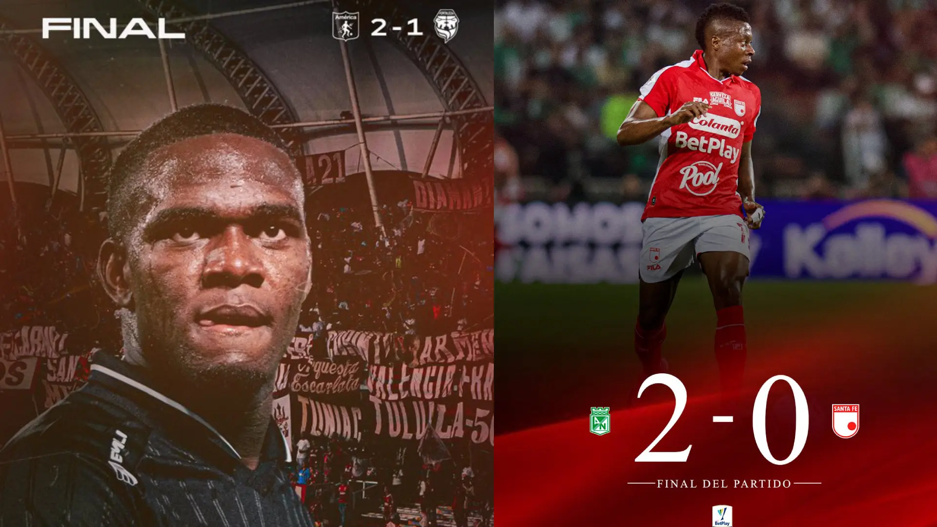 América ganó y se le escapó a Santa Fe en la lucha por la Libertadores: así quedó la tabla de reclasificación