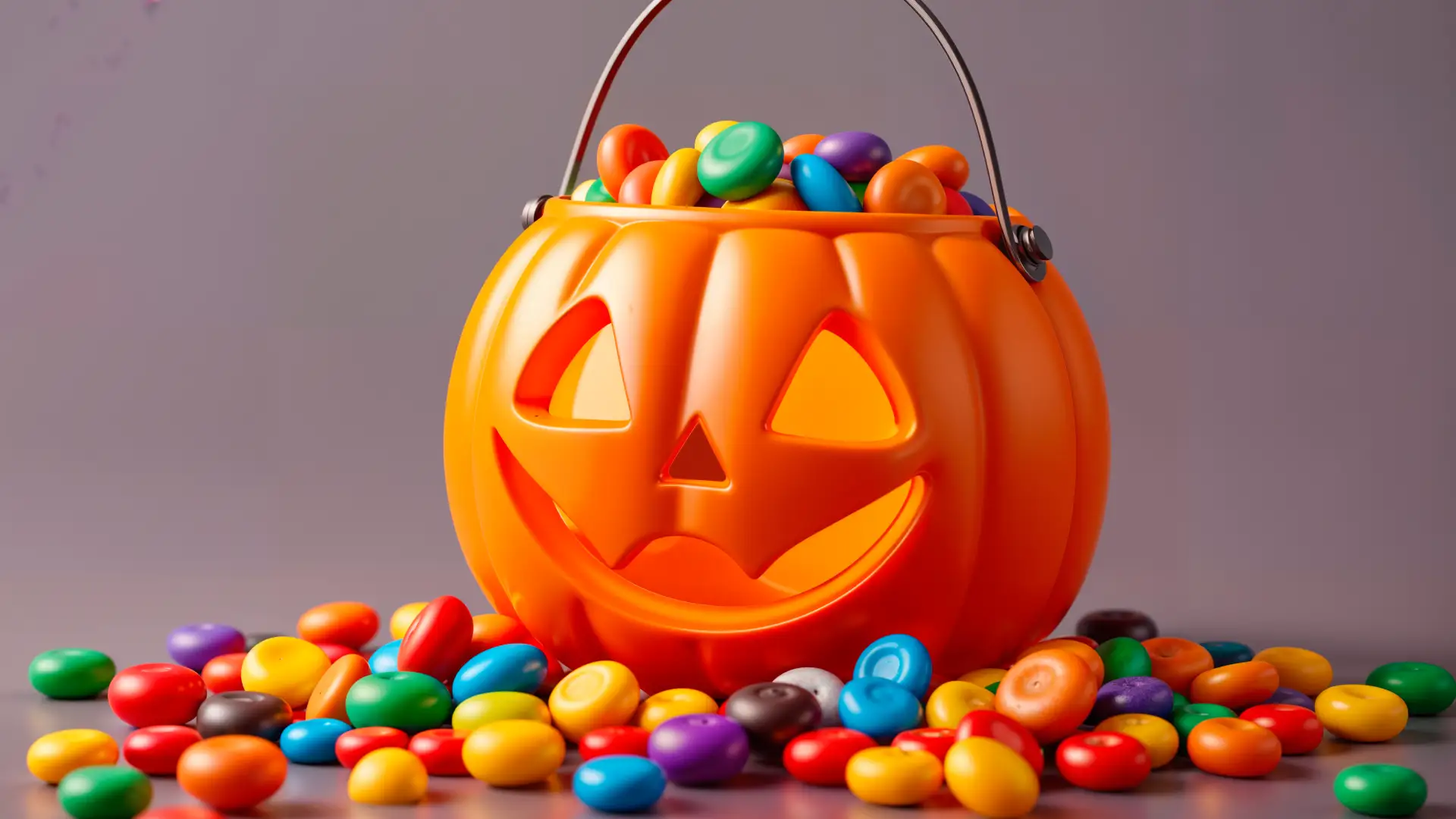 Dulces en Halloween.
